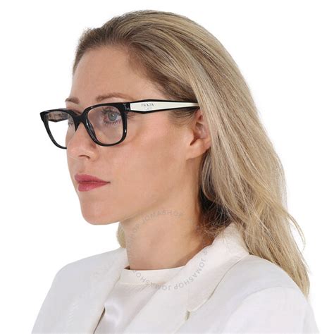 Prada PR 17ZV Rectangle Eyeglasses 